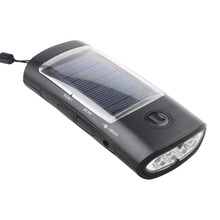 New Multi-function 3 in 1 Solar Power Charger Flashlight FM Radio Hot Selling