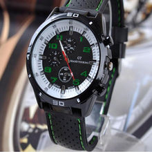 Cool Black Stainless Steel Luxury Sport Analog Quartz Mens Wrist Watch 6 Colors Can Choose
