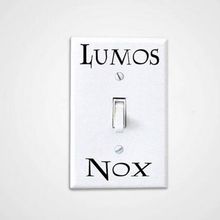 6 sets Lumos Nox Light Switch Sticker , Creative Switch Sticker Vinyl Harry Potter free shipping
