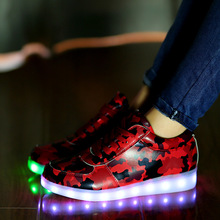 Led shoes for adults women casual canvas shoes 2016
