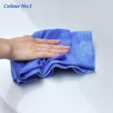 Super Absorption Synthetic Deerskin PVA Chamois Cham Car Wash Towel Artificial Leather Auto Care Clean Towel Blue