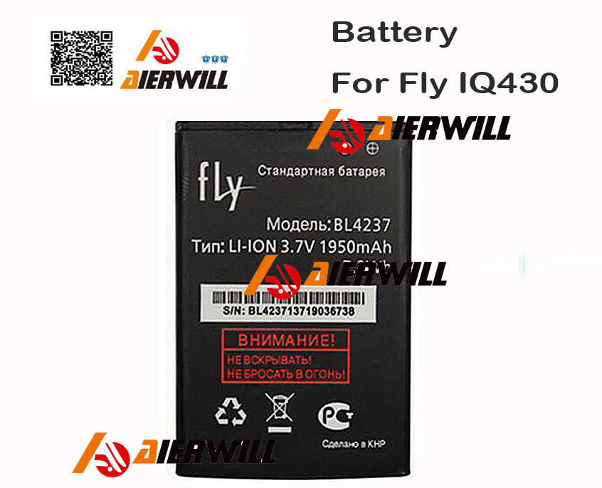 100%  BL4237    1950    Fly IQ430   Batterij Bateria  