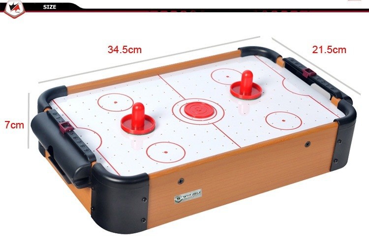 New mini Air Hockey 75mm 2 Pusher Goalies and 50mm 4 Pucks Felt Set mini size