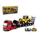 2PCS Set Big Remote Control Truck RC Excavator Detachable Kids Electric Big Rc truck Trailer Remote
