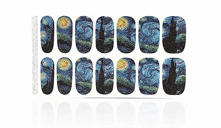 Van Goghi "Starry Night" küünekleepsud