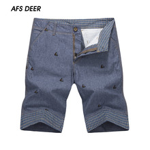 2016 New Arrival Hot Sale England Style Casual Shorts Men Cool Summer Knee Length Solid Slim Fashion Short Pants