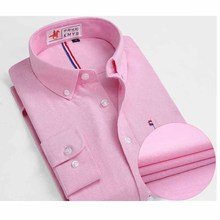 M-4XL Shirt Men Plus Size Hemd Long Sleeve Shirts Men Slim Fit Famous Brand Clothing Fashion Spring Man Shirts
