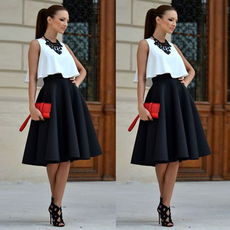formal skirt and top
