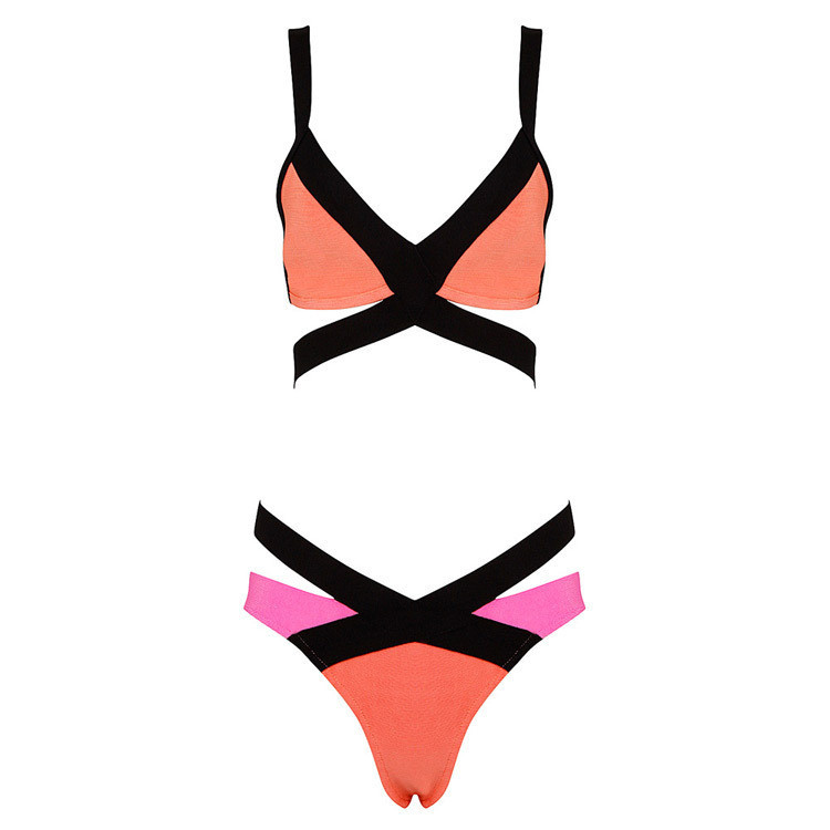 New 2015 Bikinis Women Sexy Women\'s Bikini Set Push-up Padded Bra Swimsuit Bathing Suit Swimwear (30)