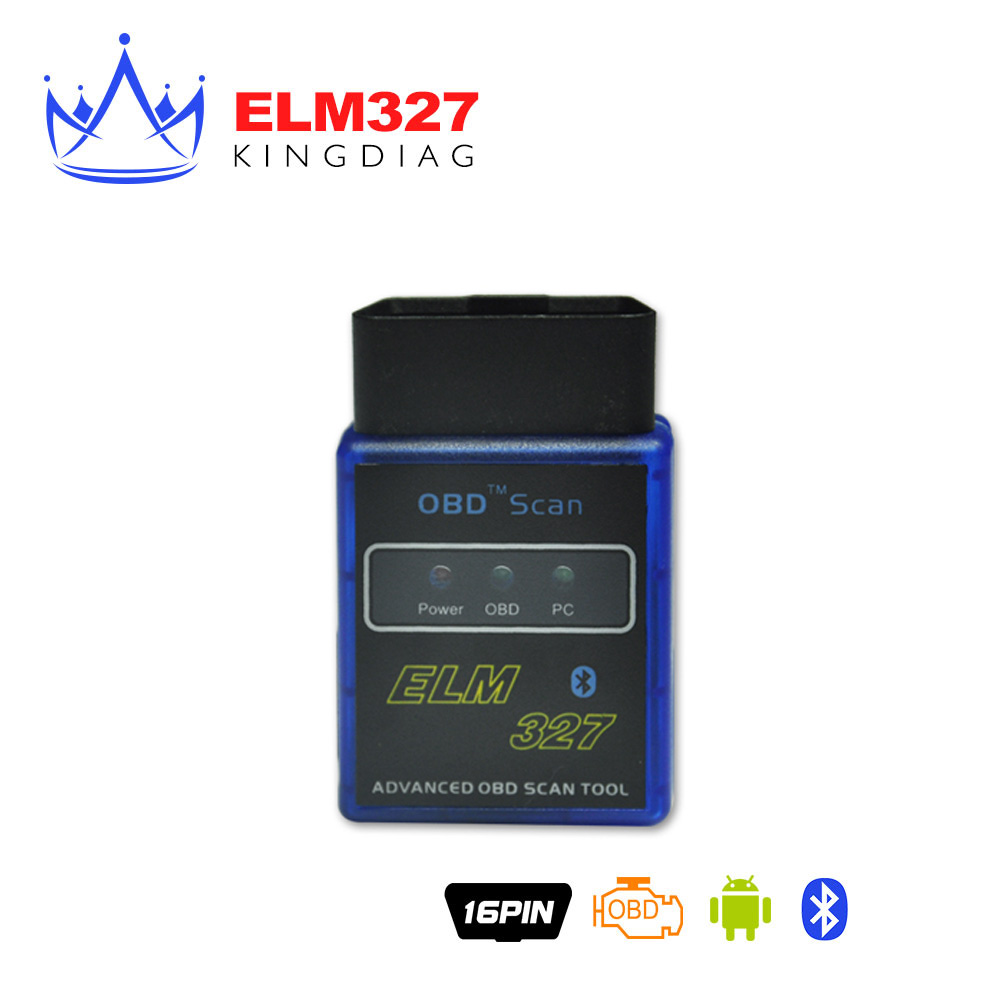 2016  -elm327 V 2.1 Bluetooth OBD  ELM 327 OBD2 / OBDII 16pin V2.1   BT     android-