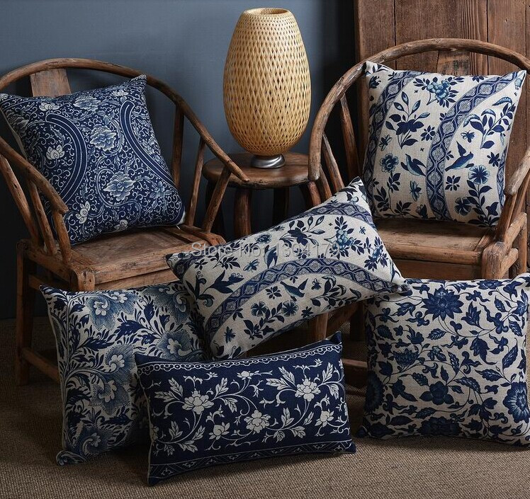 Turquoise Pillow Cover - 18 x 18,Teal Blue Pillows Decorate , Modern Geometric Pillows Cushion Covers ,Modern Decor,Pillowcase