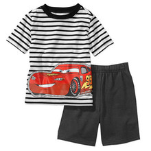 1 set retail 2015 new kids children s clothing summer clothes suit Boys girls fashion sports