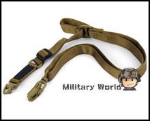 5pcs/lot Airsoft Tactical Army Military Multi Mission Bungee Two Point Rifle Sling Gun Sling 2 Points For Shooting Hunting