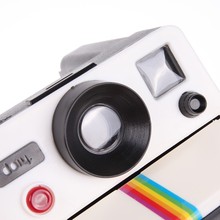 Creative 80s Style Cute Retro Polaroid Camera Shape Inspired Toilet Paper Holder Toilet Roll Box Tissue