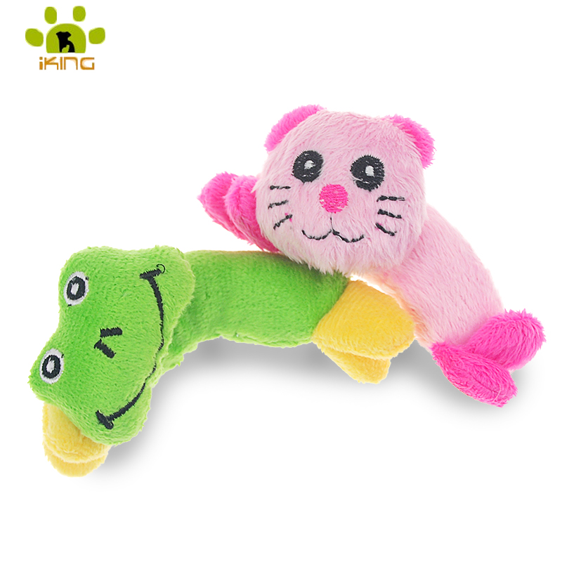 Игрушка Щенок для Собак и Кошек Игрушки Chew Squeaker Плюшевые Лягушка Плюшевые Игрушки Собаки Для Маленьких