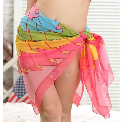 scarf swimsuit wrap