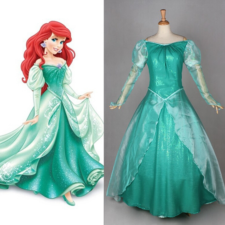 Ariel The Little Mermaid Fancy Dress Adults Uk