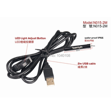 N015-2m 50x Zoom Supereyes impermeable foco fijo USB animascopio Digital con la luz llevada