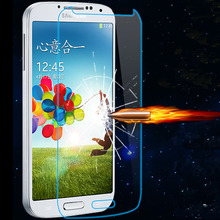 s4 Tempered Glass Clear Front Screen Protector For Samsung Galaxy S4 SIV i9500 Protective Film Package