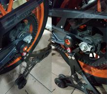 New Arrived Motorcycle Rear Swingarm Crash Pad Frame Slider For KTM 125 200 390 Duke 2011