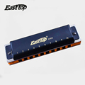 Easttop10 Holes Blues Harmonica Harmonica Diatonic T008S Musical Instruments Mouth Ogan Professional Playing Blues Harmonica