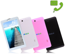 iRuLu eXpro 7” Brand Tablet PC 2G/3G Phablet Dual SIM Dual Core MTK6572 Android 4.2 4GB Cam Flash Light GPS Phone Call WIFI