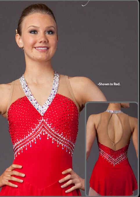 Custom figure skating dresses competition