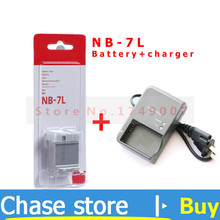 Аккумулятор и зарядное устройство комплект для Canon nb-7l, NB 7l, NB7L и канона g10, g11, g12, G 12, SX30 is, SX30IS цифровая камера