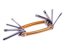 Bicycle portfolio tool hex driver socket wrench versatile Multifunction folding screwdriver repair tools