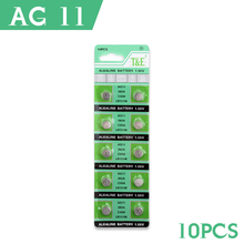 10 Pcs/lot AG11 362 SR721SW SR58 TR721 Alkaline Coin Cell Button Batteries For Watch EE6212