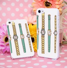 154001C Watches Phone Cases Hard White Case Cover for Apple iPhone 6 6s plus 5 5s