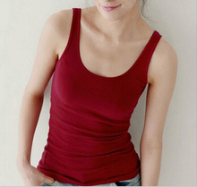 Hot sale ! New Ladies Multicolor Long Sleeveless Bodycon Temperament Modal Regular T-shirt Tank Top Women Vest Tops 15015