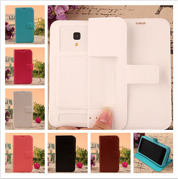 New  Flip Leather Silicon Soft Back Cover Protect Phone Case For  Gigabyte GSmart Classic Lite With 6 Colors