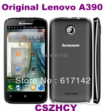 Original Lenovo A390 Unlocked Smart Mobile Phone Android 4.0 RAM 512MB ROM 4GB phone Wifi DHL EMS Free shinpping