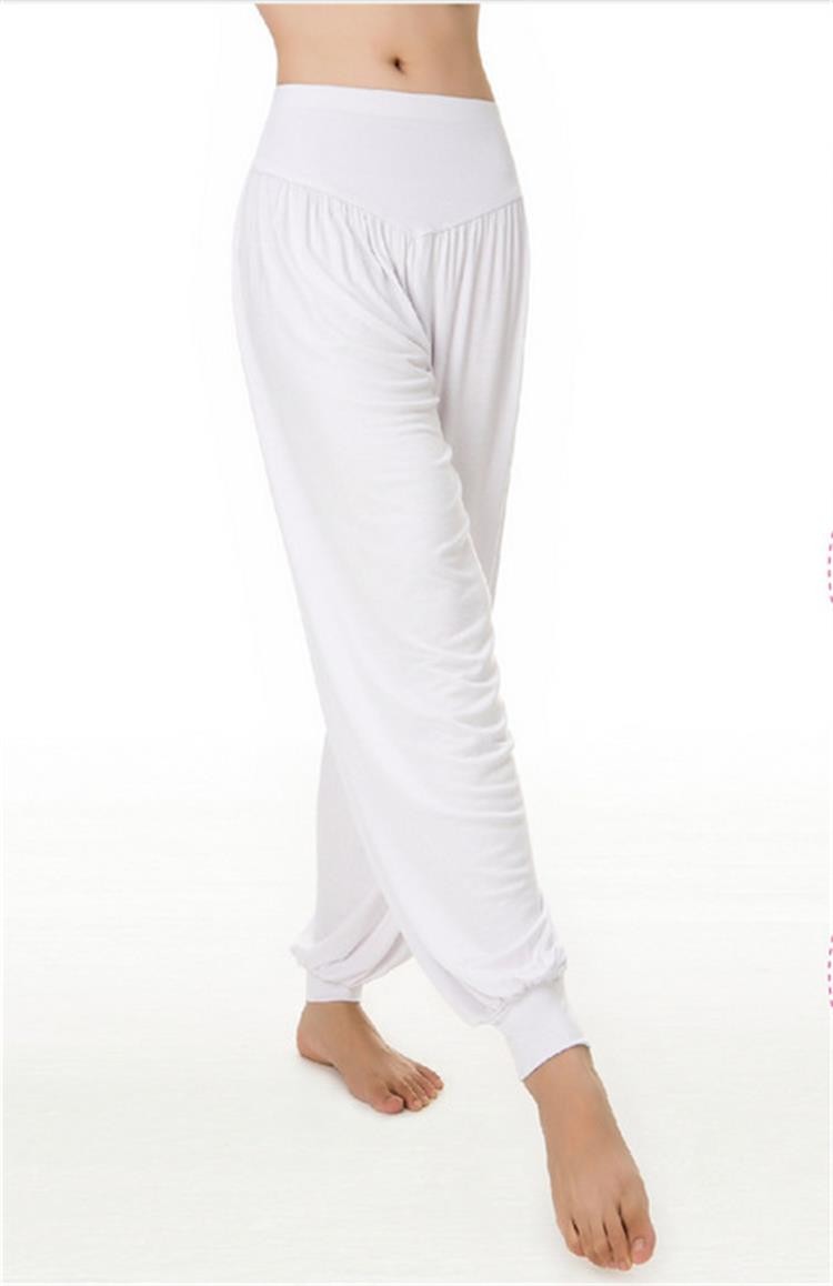 Yoga Pants Women Plus Size Colorful Bloomers Dance Yoga TaiChi Full Length Pants Smooth No Shrink Antistatic Pants Fast Shipping 2015 0001