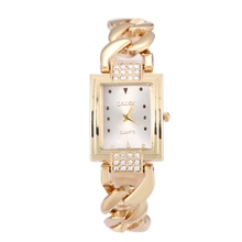 New Top brand luxury Fashion Stainless Steel Square Watch Women Dress Watches Bracelet Watch relogio feminino
