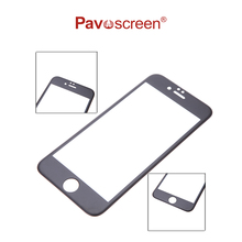 Aluminum Frame 2.5D Full size edge protective film for iphone 6s Anti-shatter Tempered Glass Screen Protector for iPhone 6