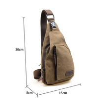 Fashion Vintage Men Messenger Bags Casual Outdoor Travel Hiking Sport Casual Chest Canvas Male Small Retro