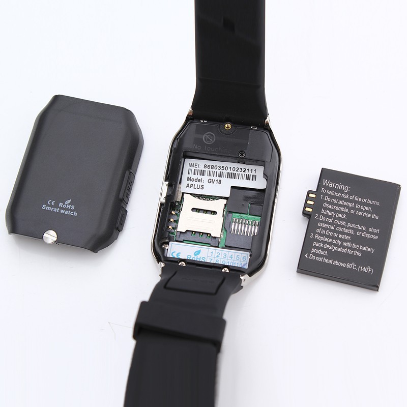  aplus gv18    bluetooth smartwatch    android- sim  nfc  pk dz09 u8