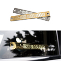2Pcs Lot Car Styling Luminous Temporary Parking Card With Suckers Night Light Phone Number Card Plate