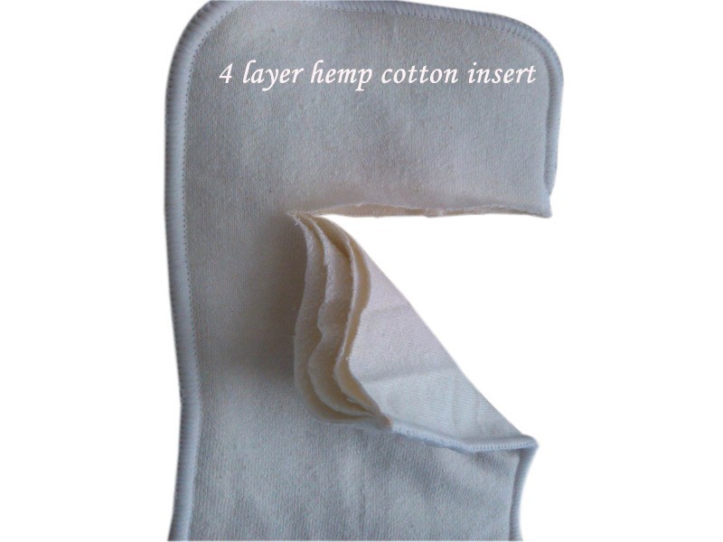 4 layer hemop cotton insert 