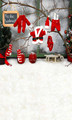 Free shipping New professional 5ft x 7ft digital printing Photography backdrop E 3079 Studio christmas photography