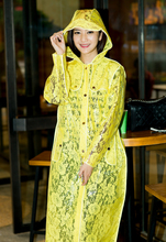 Fashion Lace Womens Long Trench Raincoats Yellow burberry_ women Hooded Woman Cloak Pink Waterproof Girls Clothes with Sleeves