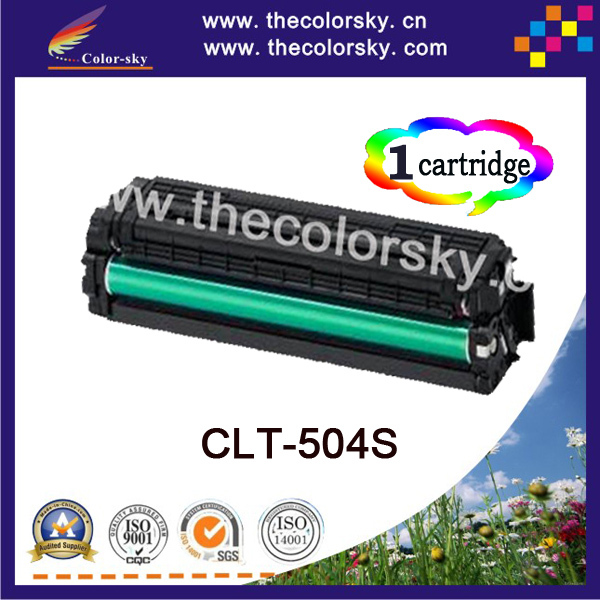 Фотография (CS-S504) Compatible toner printer cartridge For samsung CLTK504S CLTC504S CLP415 CLP415N CLX4195 CLX4195N (2.5k/1.8k pages)