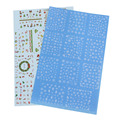 Christmas Reindeer Snowflakes Nail Stickers Water Transfer Nail Art Decals Sticker Temporary Tattoos Watermark Nail Tools