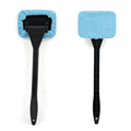 Microfiber Long Handle Window Cleaner Car Wash Brush Dust Car Care Windshield Shine Car Clearn Cloth