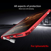 Brand 2016 Aluminum Bumper 6 Cover For Apple iPhone 6 6s 4.7 iPhone6s UltraThin Metal cool Case phone Accessories man gift