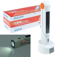 Solar Hand Crank Desk top Lamp Radio Squealing Siren Beacon Flashlight Mobile Phone Charger w USB