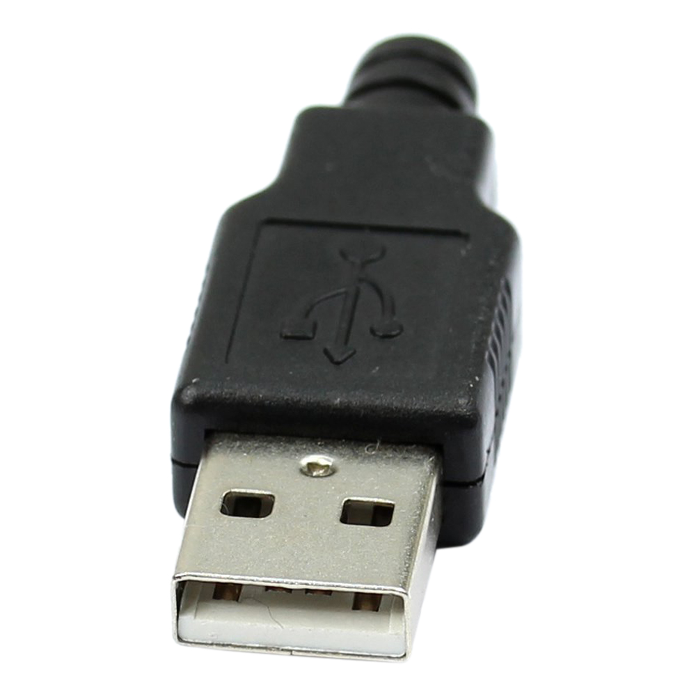 IMC горячий Новый 10 шт. Type A Male USB 4 Контактный Разъем Разъем С Черной Пластиковой Крышкой