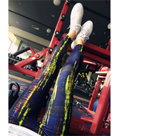 Women Yoga Sports Printed Pants Running Tights Jogging Capris workout Fitness Quick Dry Trousers Base Layer